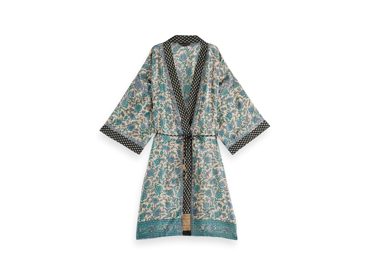 Jaypur Saree Kimono Lavender Blue